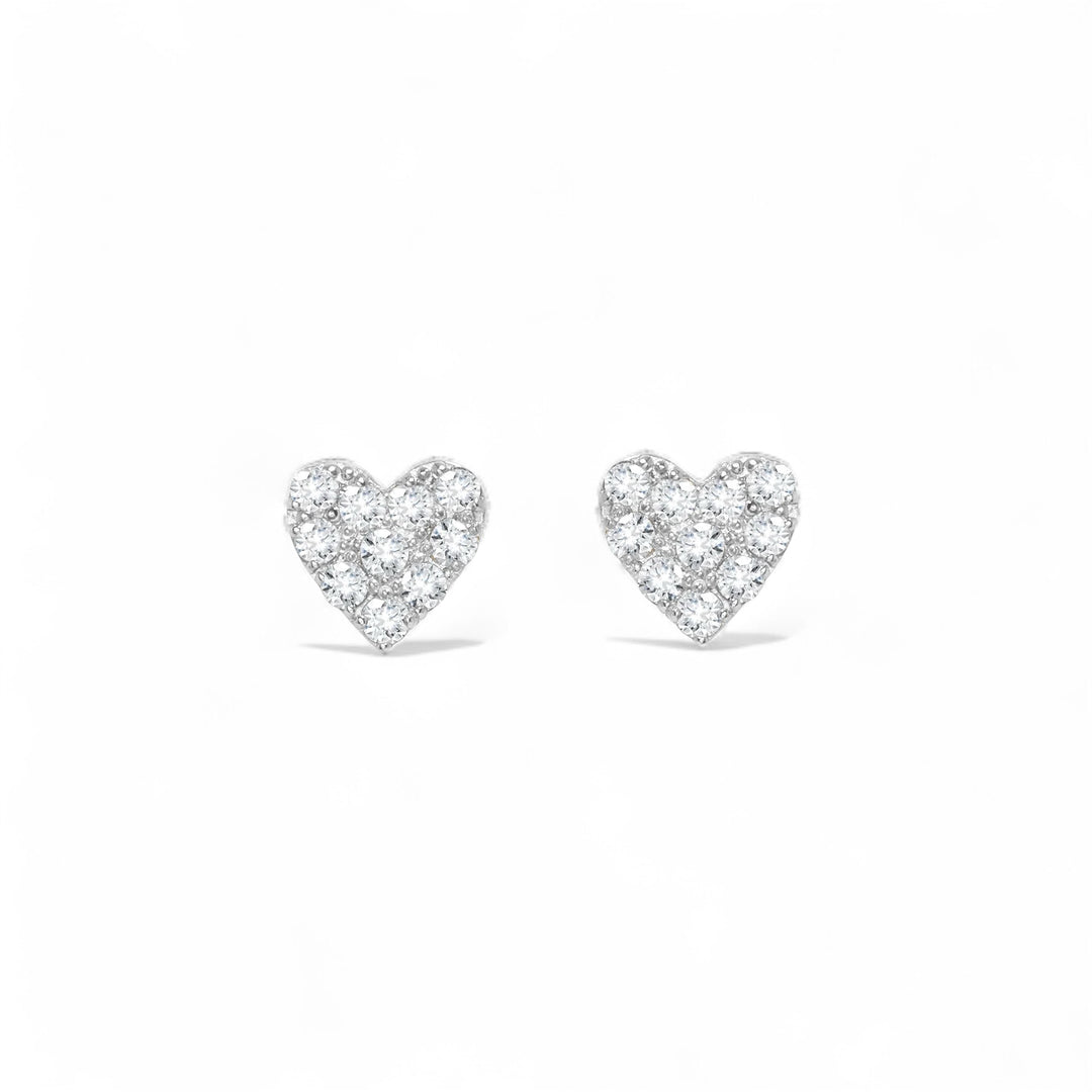 Tiny Heart Studs