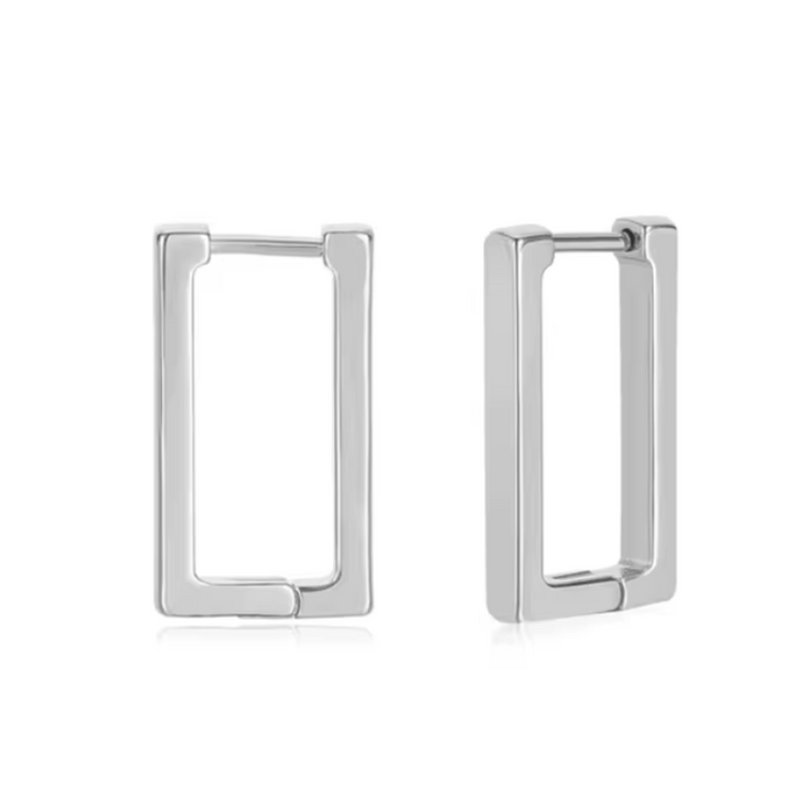 <span>Boucles D'Oreilles Rectangulaires</span><span> </span><br>