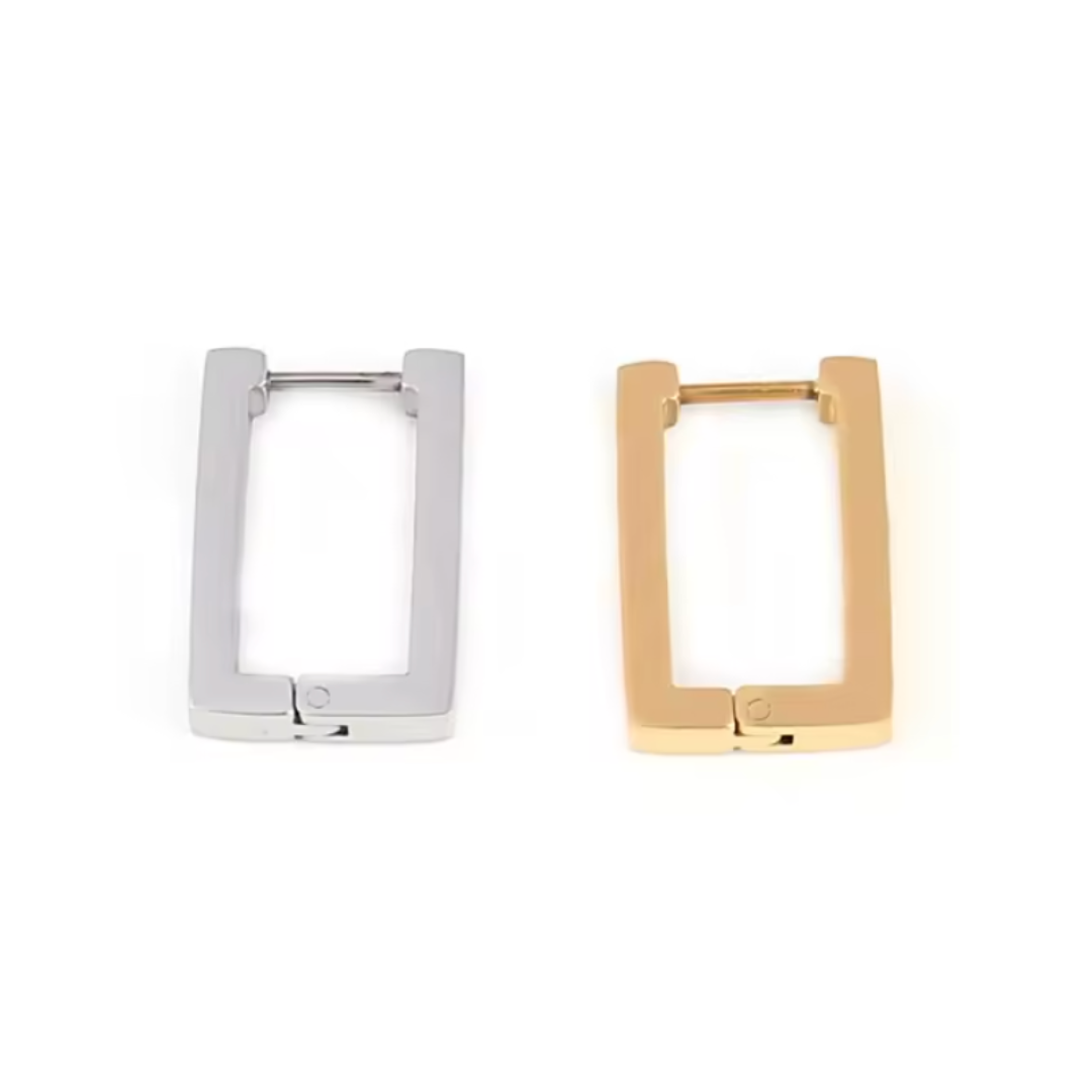 <span>Boucles D'Oreilles Rectangulaires</span><span> </span><br>