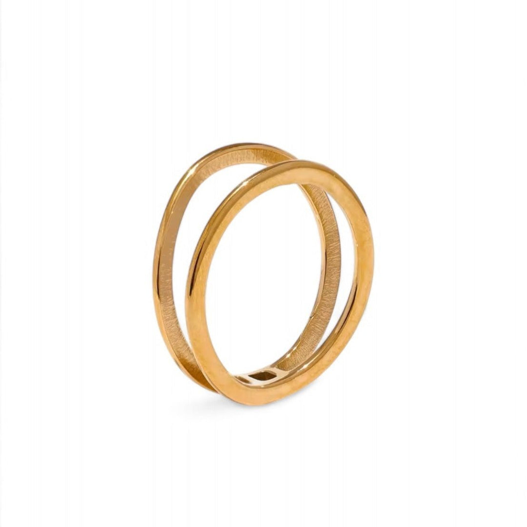 A beautiful ring that it dainty. Made from recycled gold. Available in three size. The perfect gift for her.